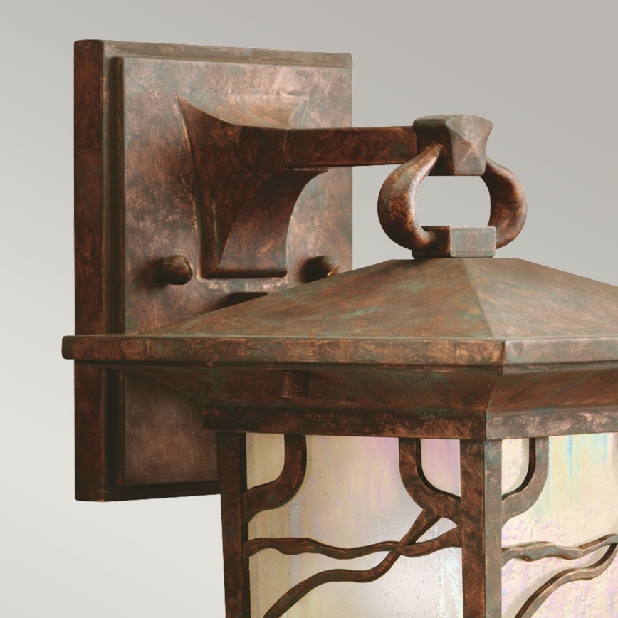 Quintiesse - Επιτοίχιο φωτιστικό εξωτερικού χώρου MORRIS S 1xE27/60W/230V IP44 μπρονζέ