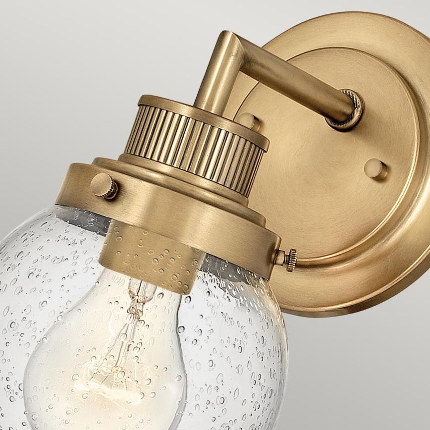 Quintiesse - Επιτοίχιο φωτιστικό μπάνιου POPPY 1xE27/60W/230V IP44 χρυσό