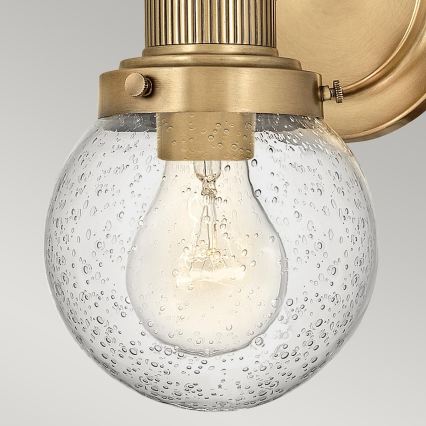 Quintiesse - Επιτοίχιο φωτιστικό μπάνιου POPPY 1xE27/60W/230V IP44 χρυσό