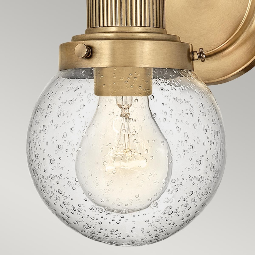 Quintiesse - Επιτοίχιο φωτιστικό μπάνιου POPPY 1xE27/60W/230V IP44 χρυσό