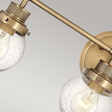 Quintiesse - Επιτοίχιο φωτιστικό μπάνιου POPPY 3xE27/60W/230V IP44 χρυσό