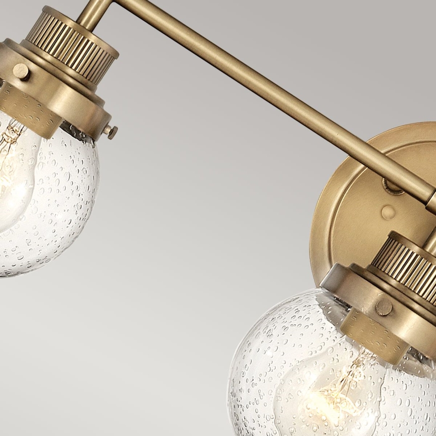 Quintiesse - Επιτοίχιο φωτιστικό μπάνιου POPPY 3xE27/60W/230V IP44 χρυσό