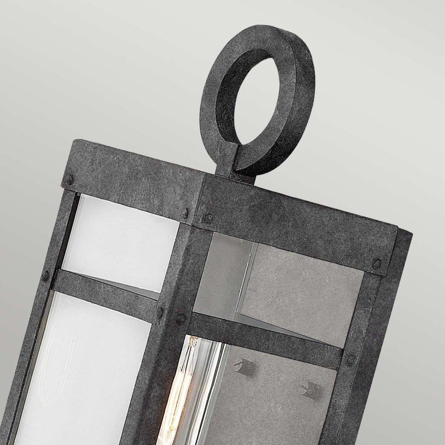 Quintiesse - Εξωτερικό επιτοίχιο φωτιστικό PORTER S 1xE27/60W/230V IP44 μαύρο
