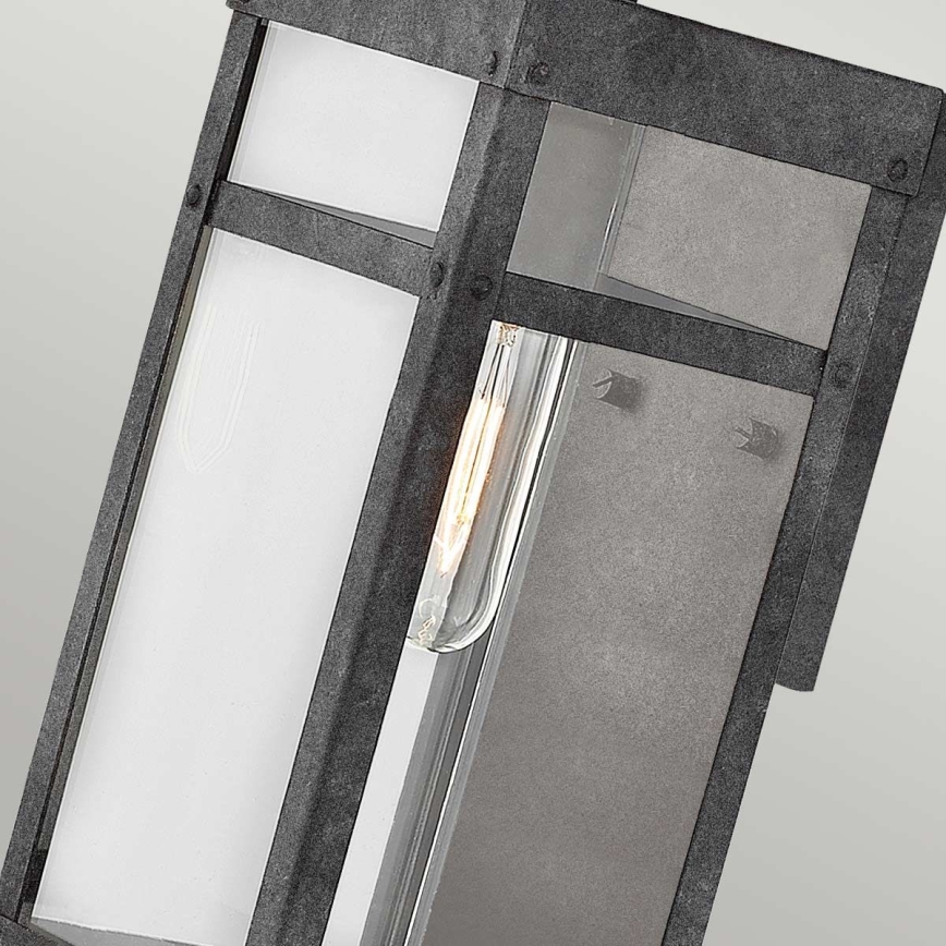 Quintiesse - Εξωτερικό επιτοίχιο φωτιστικό PORTER S 1xE27/60W/230V IP44 μαύρο
