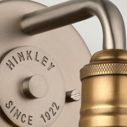 Quintiesse - Επιτοίχιο φωτιστικό μπάνιου RIGBY 1xE27/40W/230V IP44 μπρονζέ