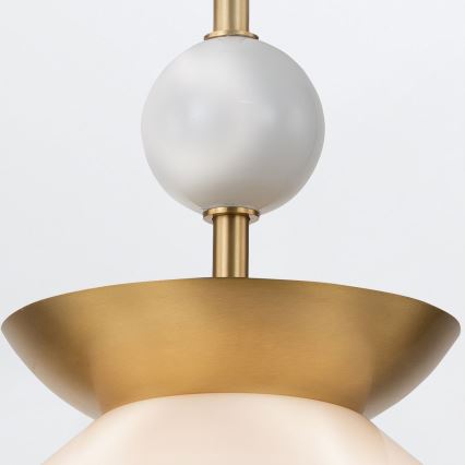 Quintiesse - Φωτιστικό οροφής σε ράβδο SAUCER M 1xE27/40W/230V Διάμ. 36,6 cm χρυσό