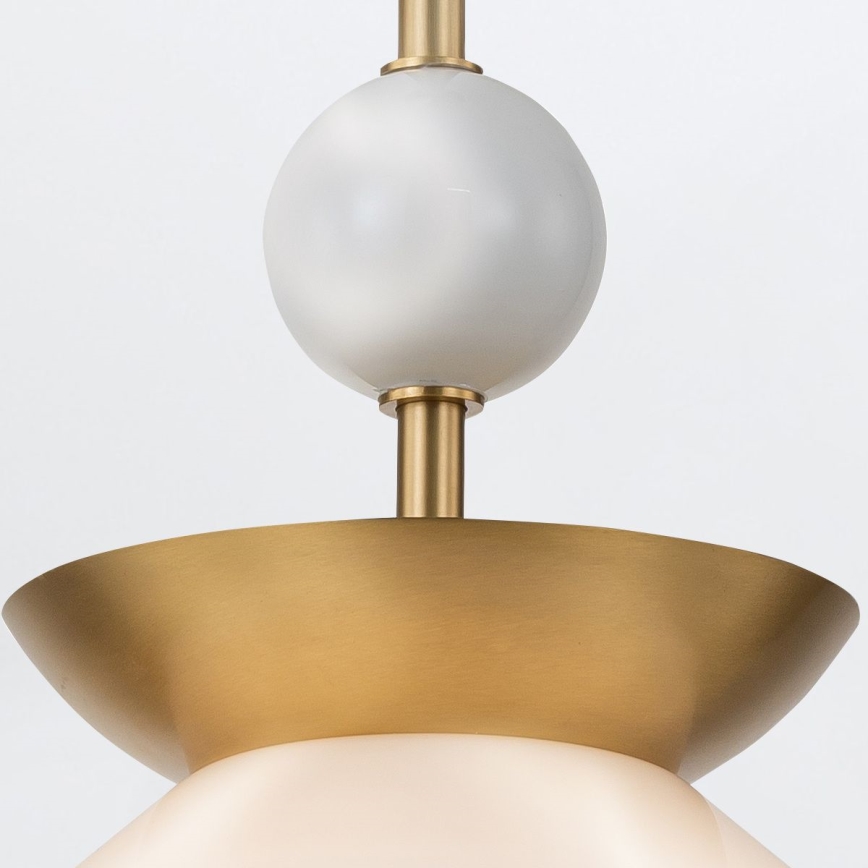 Quintiesse - Φωτιστικό οροφής σε ράβδο SAUCER M 1xE27/40W/230V Διάμ. 36,6 cm χρυσό