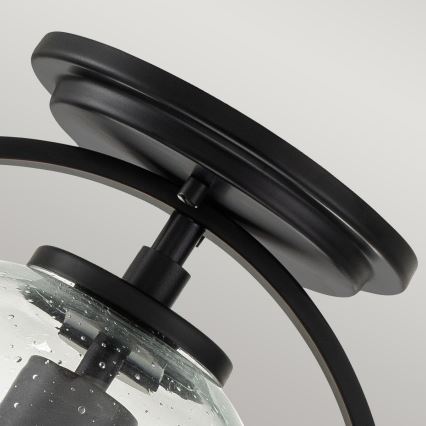 Quintiesse - Φωτιστικό οροφής SOMERSET 1xE27/60W/230V διάμ. 28,2 cm μαύρο