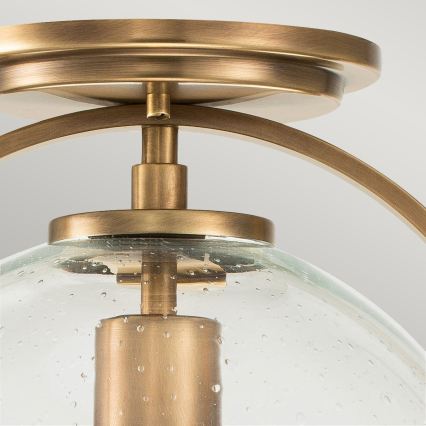 Quintiesse - Φωτιστικό οροφής SOMERSET 1xE27/60W/230V Ø 28,2 cm, χρυσό