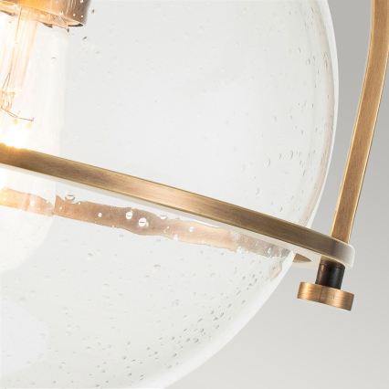 Quintiesse - Φωτιστικό οροφής SOMERSET 1xE27/60W/230V Ø 28,2 cm, χρυσό