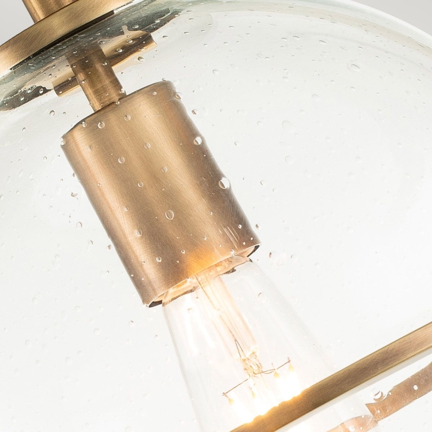 Quintiesse - Φωτιστικό οροφής SOMERSET 1xE27/60W/230V Ø 28,2 cm, χρυσό