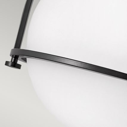 Quintiesse - Φωτιστικό οροφής SOMERSET 1xE27/60W/230V Ø 28,2 cm μαύρο