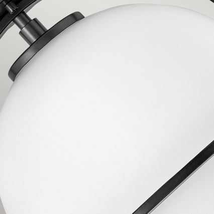 Quintiesse - Φωτιστικό οροφής SOMERSET 1xE27/60W/230V Ø 28,2 cm μαύρο