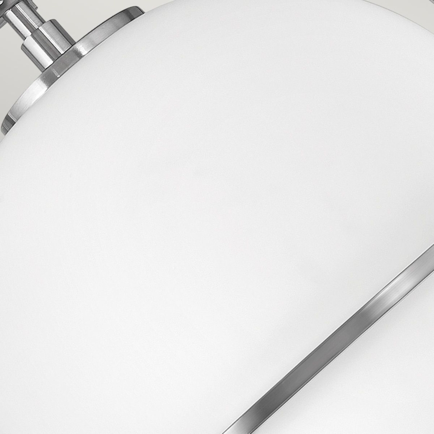 Quintiesse - Φωτιστικό οροφής SOMERSET 1xE27/60W/230V διάμ. 28,2 εκ. ματ χρώμιο