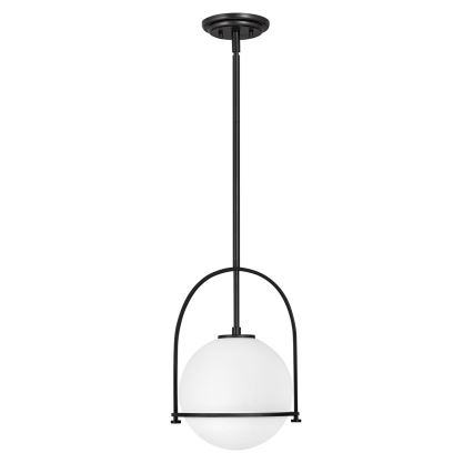 Quintiesse - Φωτιστικό οροφής με ράβδο SOMERSET 1xE27/60W/230V Ø 28,9 cm μαύρο