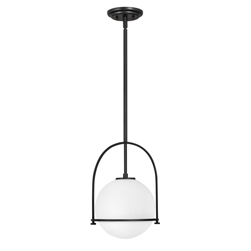 Quintiesse - Φωτιστικό οροφής με ράβδο SOMERSET 1xE27/60W/230V Ø 28,9 cm μαύρο