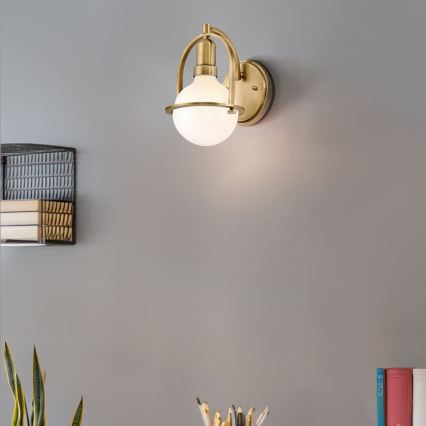 Quintiesse - Απλίκα SOMERSET 1xE27/60W/230V χρυσή