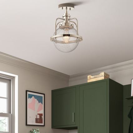 Quintiesse - Φωτιστικό εξωτερικού χώρου σε στύλο TRIOCENT 1xE27/40W/230V IP44 γυαλιστερό χρώμιο