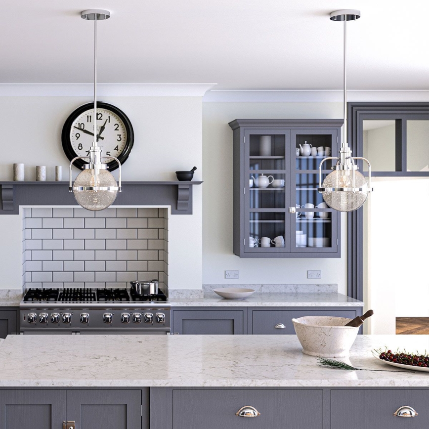 Quintiesse - Φωτιστικό εξωτερικού χώρου σε στύλο TRIOCENT 1xE27/40W/230V IP44 γυαλιστερό χρώμιο