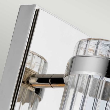 Quintiesse - LED επιτοίχιο φωτιστικό μπάνιου WELLINGTON 1xE27/7W/230V IP44 γυαλιστερό χρώμιο