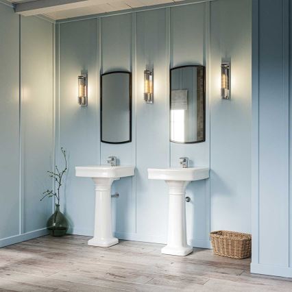 Quintiesse - LED επιτοίχιο φωτιστικό μπάνιου WELLINGTON 1xE27/7W/230V IP44 γυαλιστερό χρώμιο