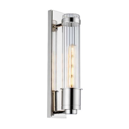Quintiesse - Επιτοίχιο φωτιστικό μπάνιου WELLINGTON 1xE27/60W/230V IP44 γυαλιστερό χρώμιο