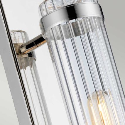 Quintiesse - Επιτοίχιο φωτιστικό μπάνιου WELLINGTON 1xE27/60W/230V IP44 γυαλιστερό χρώμιο