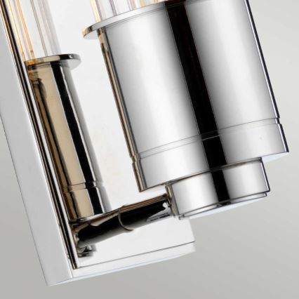 Quintiesse - Επιτοίχιο φωτιστικό μπάνιου WELLINGTON 1xE27/60W/230V IP44 γυαλιστερό χρώμιο