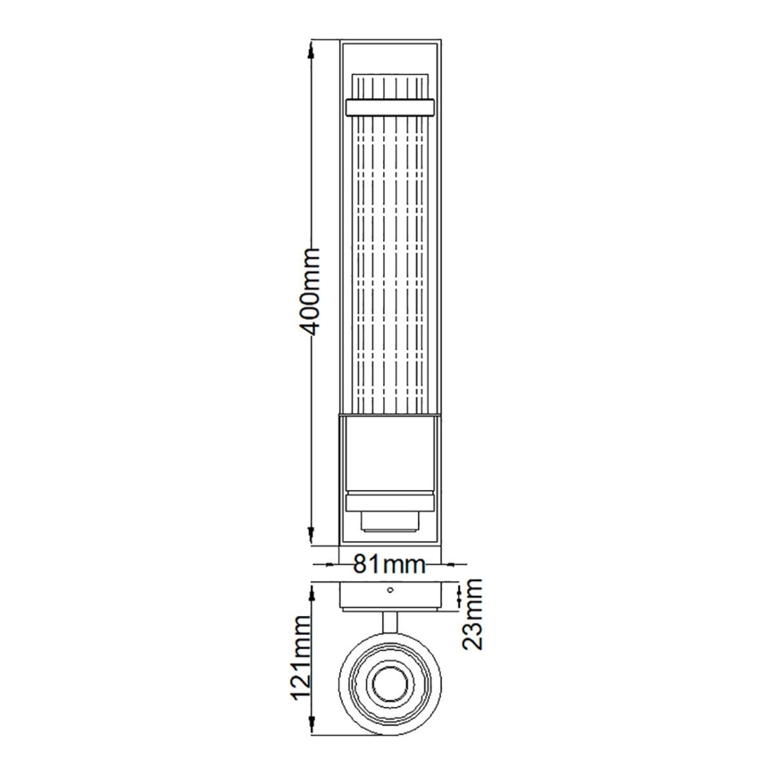 Quintiesse - Επιτοίχιο φωτιστικό μπάνιου WELLINGTON 1xE27/60W/230V IP44 γυαλιστερό χρώμιο