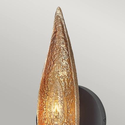 Quintiesse - Επιτοίχιο φωτιστικό WILLOW 1xE14/40W/230V χρυσό/μαύρο