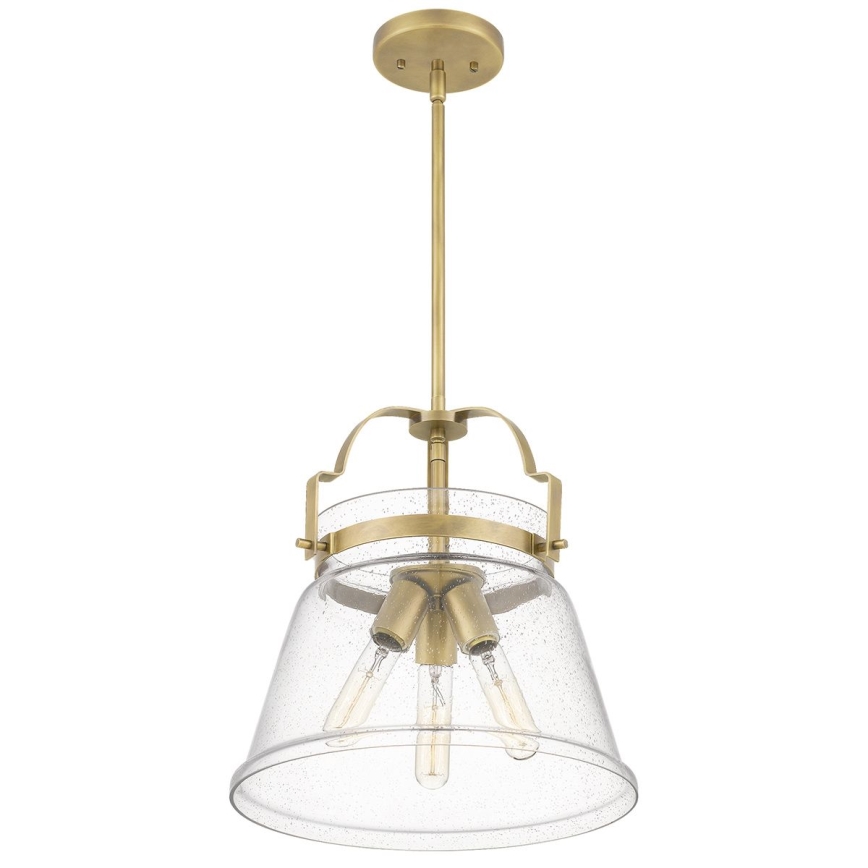 Quintiesse - Πολυέλαιος σε ράβδο WIMBERLEY 3xE27/60W/230V διάμ. 35,6 cm χρυσός