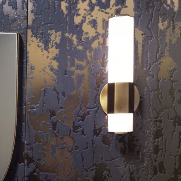 Quintiesse - Επιτοίχιο LED φωτιστικό μπάνιου FACET LED/12W/230V IP44 χρυσό