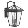 Quintiesse - Εξωτερικό φωτιστικό τοίχου ALFORD L 3xE14/40W/230V IP44 μαύρο