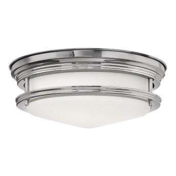 Quintiesse - Εξωτερικό φωτιστικό οροφής HADRIAN 2xE27/40W/230V Ø 27,8 cm IP44 γυαλιστερό χρώμιο