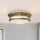 Quintiesse - Εξωτερικό φωτιστικό οροφής HADRIAN 2xE27/40W/230V, διάμ. 30,5 εκ., IP44, μπρονζέ
