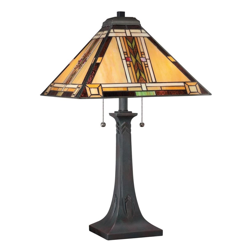 Quoizel - Eπιτραπέζιο φωτιστικό NAVAJO 2xE27/60W/230V