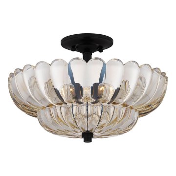 Quoizel - Φωτιστικό οροφής WHITECAP 4xE14/40W/230V διάμετρος 39,5 cm