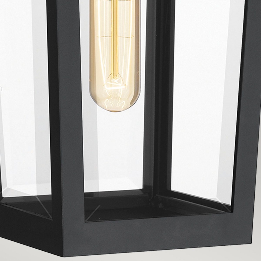 Quoizel - Εξωτερικό επιτοίχιο φωτιστικό BUCKLEY M 1xE27/40W/230V IP44 μαύρο