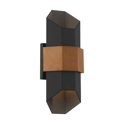 Quoizel - Επιτοίχιο φωτιστικό εξωτερικού χώρου LED CHASM 2xLED/5,5W/230V IP44