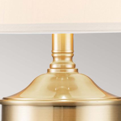 Quoizel - Eπιτραπέζιο φωτιστικό DENNISON 1xE27/60W/230V χρυσό