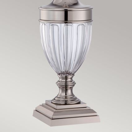 Quoizel - Eπιτραπέζιο φωτιστικό DENNISON 1xE27/60W/230V γυαλιστερό χρώμιο