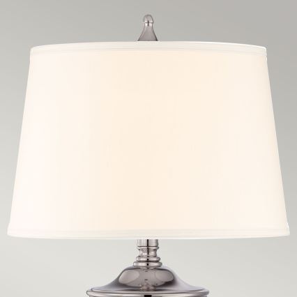 Quoizel - Eπιτραπέζιο φωτιστικό DENNISON 1xE27/60W/230V γυαλιστερό χρώμιο