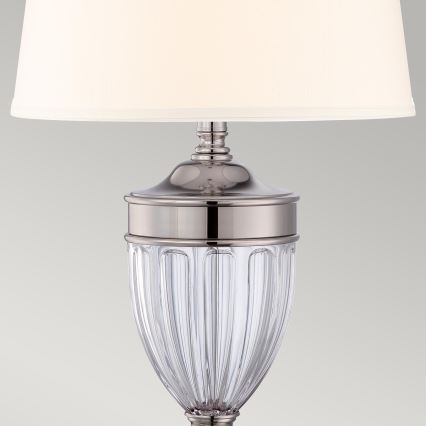 Quoizel - Eπιτραπέζιο φωτιστικό DENNISON 1xE27/60W/230V γυαλιστερό χρώμιο