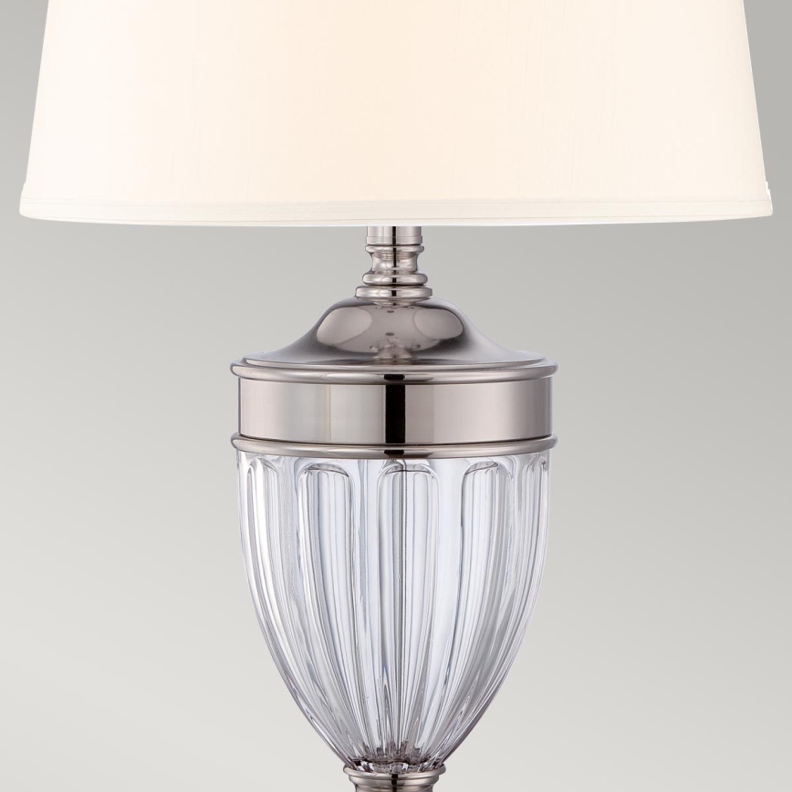 Quoizel - Eπιτραπέζιο φωτιστικό DENNISON 1xE27/60W/230V γυαλιστερό χρώμιο