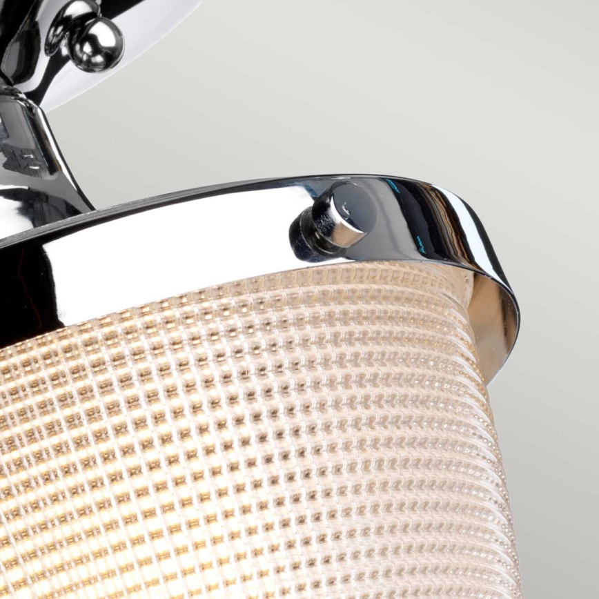 Quoizel - Φωτιστικό οροφής μπάνιου DUBLIN 1xE27/40W/230V IP44 γυαλιστερό χρώμιο
