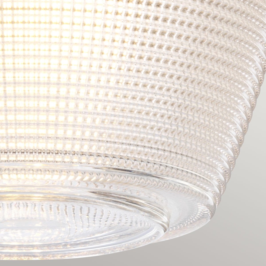 Quoizel - Φωτιστικό οροφής μπάνιου DUBLIN 1xE27/40W/230V IP44 γυαλιστερό χρώμιο