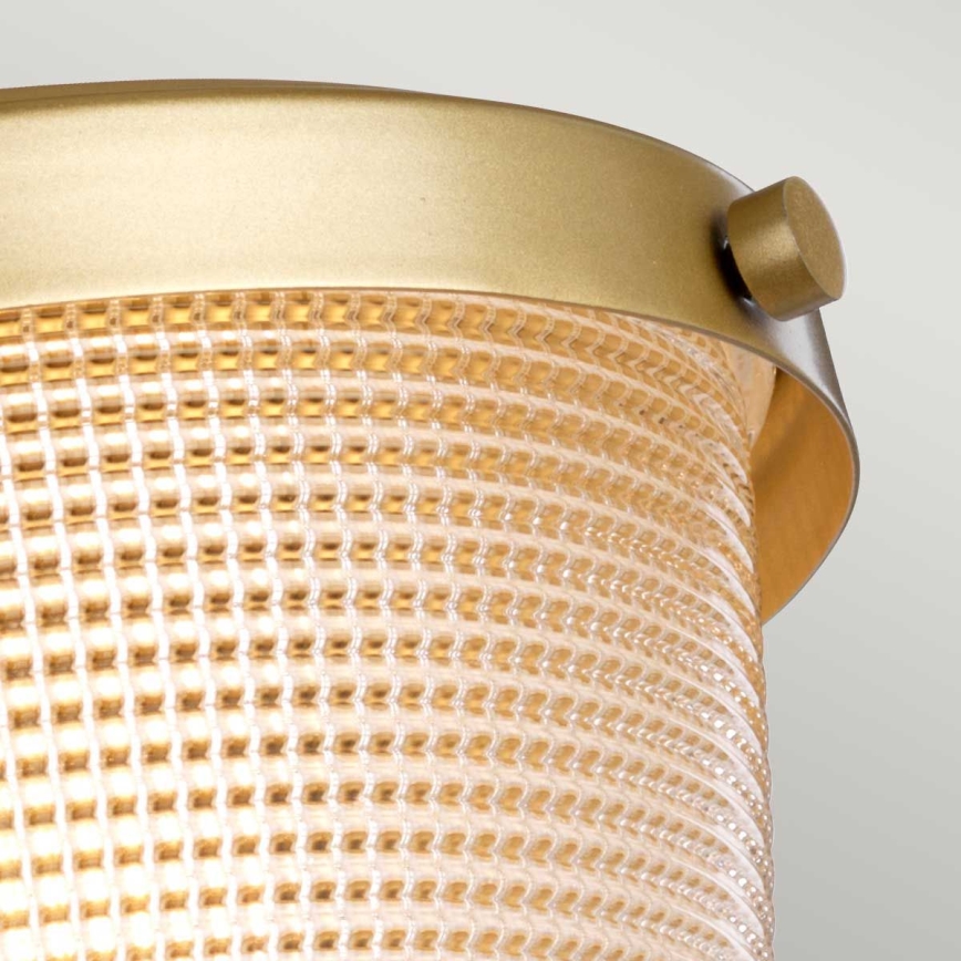 Quoizel - Φωτιστικό οροφής μπάνιου DUBLIN 1xE27/40W/230V IP44 χρυσό