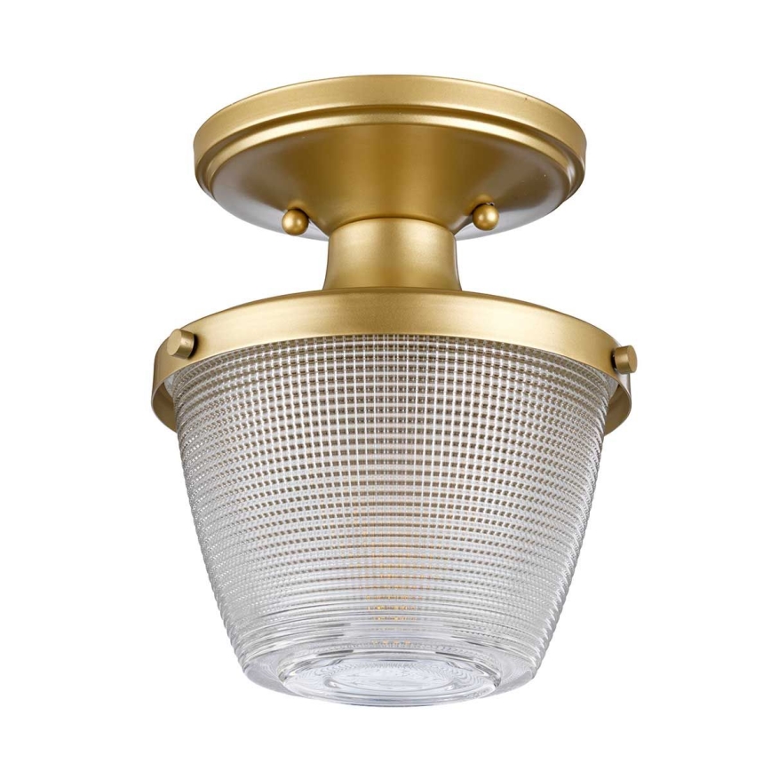 Quoizel - Φωτιστικό οροφής μπάνιου DUBLIN 1xE27/40W/230V IP44 χρυσό