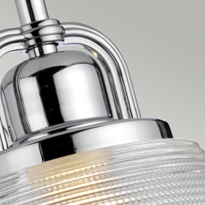 Quoizel - Φωτιστικό τοίχου μπάνιου LED DUBLIN 1xG9/3W/230V IP44 γυαλιστερό χρώμιο