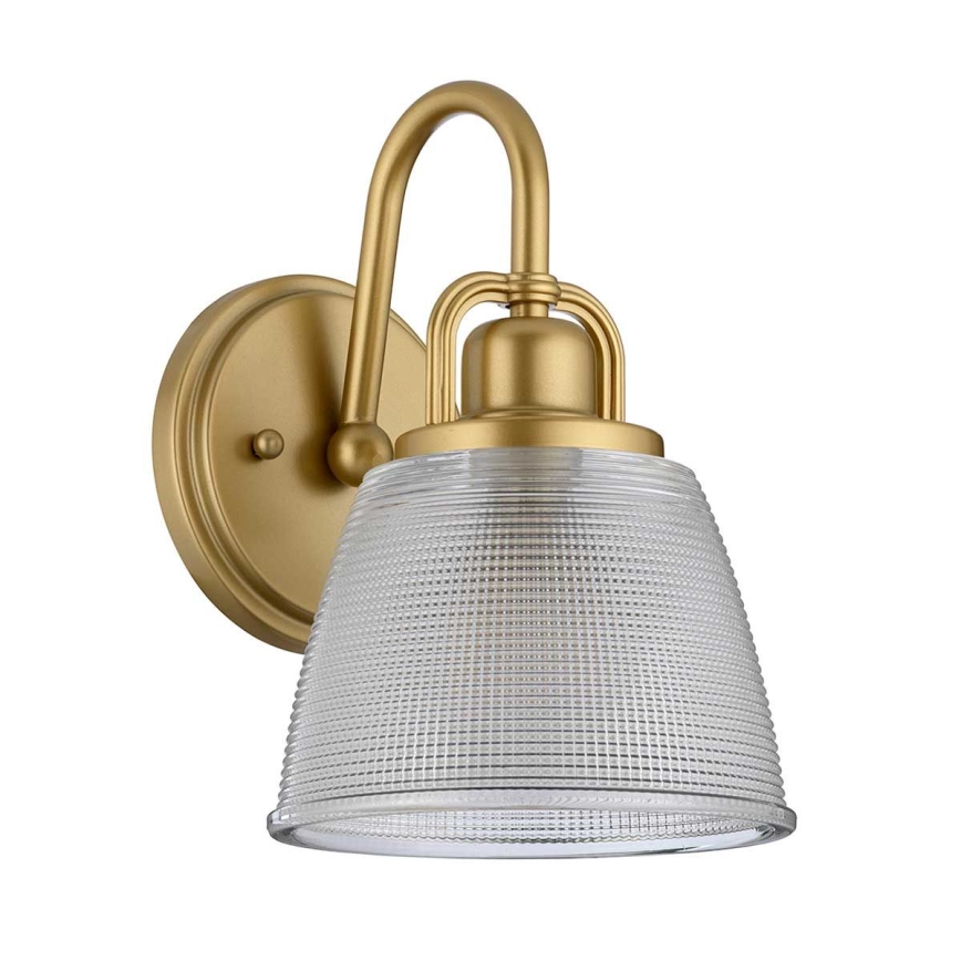Quoizel - Φωτιστικό τοίχου μπάνιου LED DUBLIN 1xG9/3W/230V IP44 χρυσό